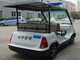 Classic 4 Seater Electric Sightseeing Car With Top Alarm Lamp For Security Patrol